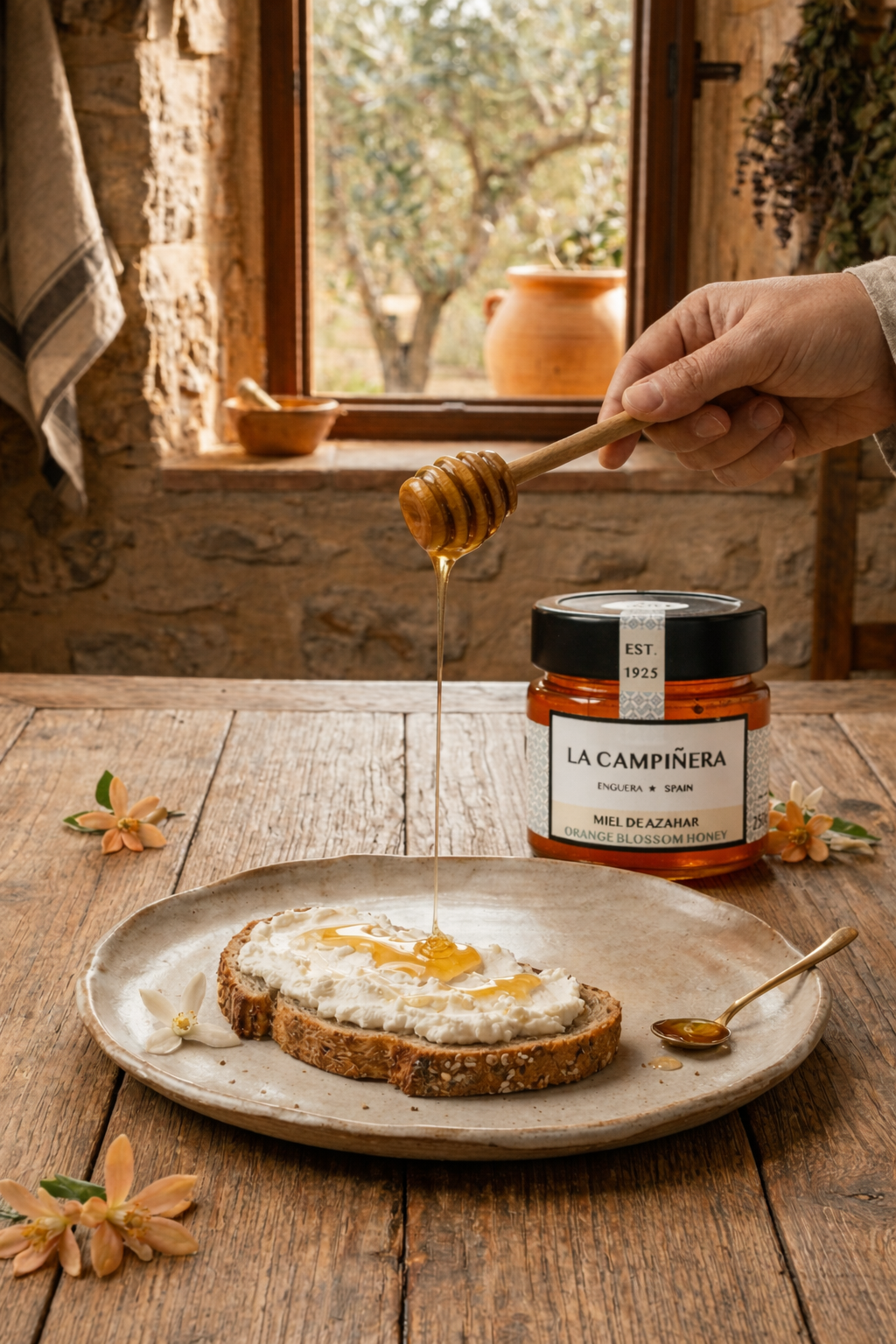 Dedayuno saludable miel y aceite