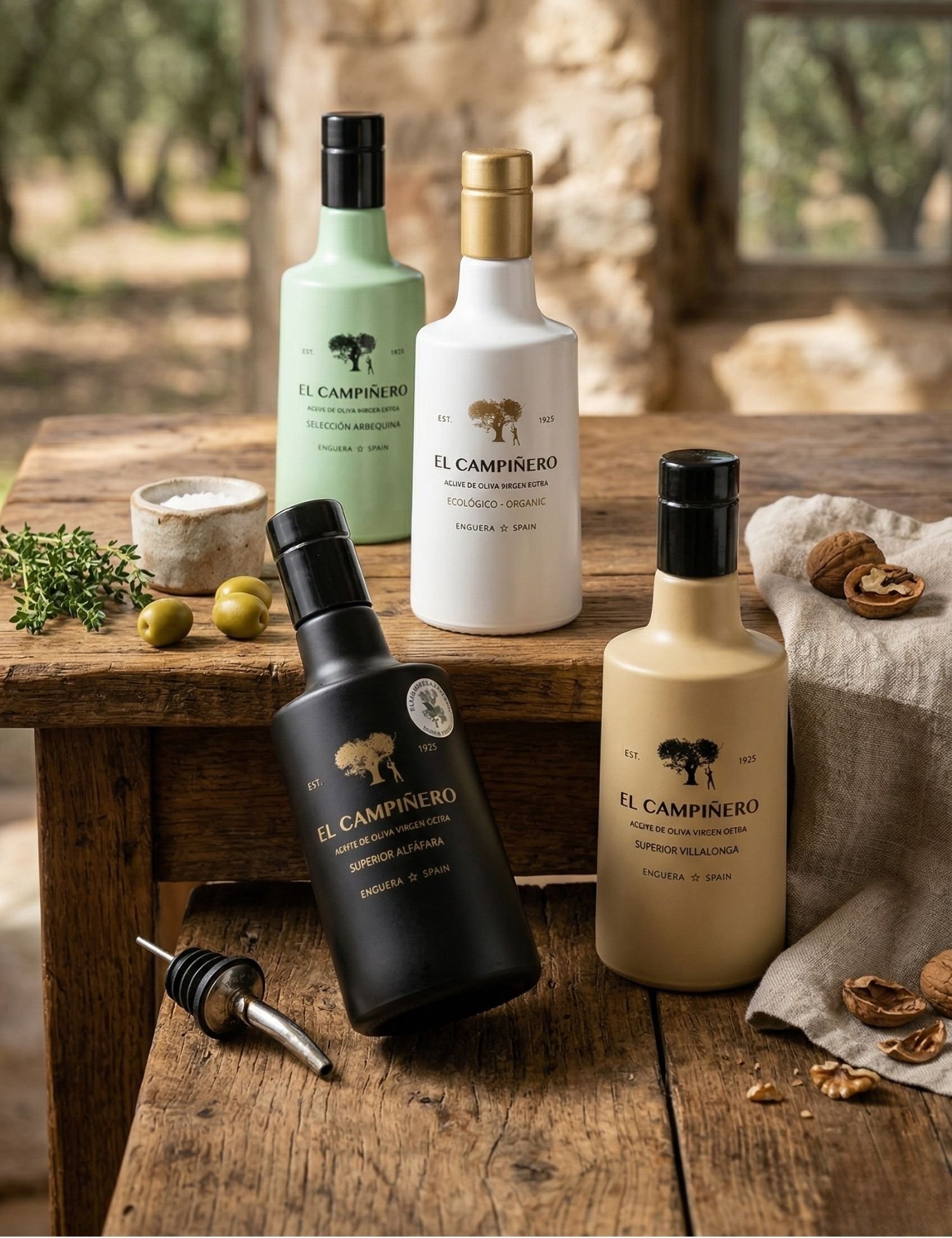 4 Tipos de Aceite de Oliva superiores de Oro y Olivo